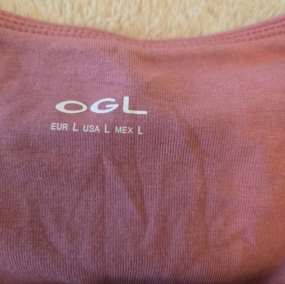 Women's Pink Long Sleeve Top OGL - Picture 2 of 4